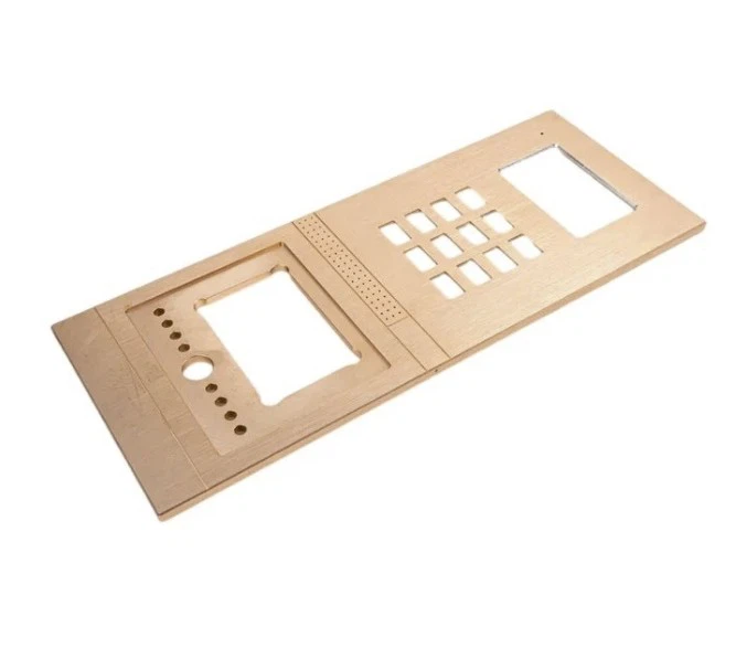 Custom Amplifier Plate, CNC Machined Amplifier Panel, CNC Machining Amplifier Plate, High End Audio Amplifier Aluminum Face Plate Laser Engraving